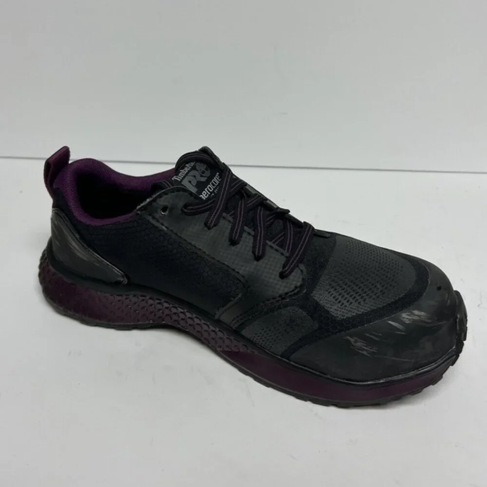 Timberland Pro Womens Reaxion Comp Toe Sneaker Black Size 8.5 M